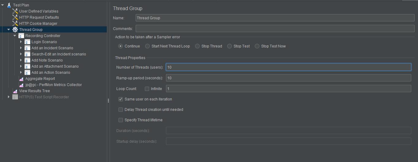 Add a Thread Group Add a Thread Group
