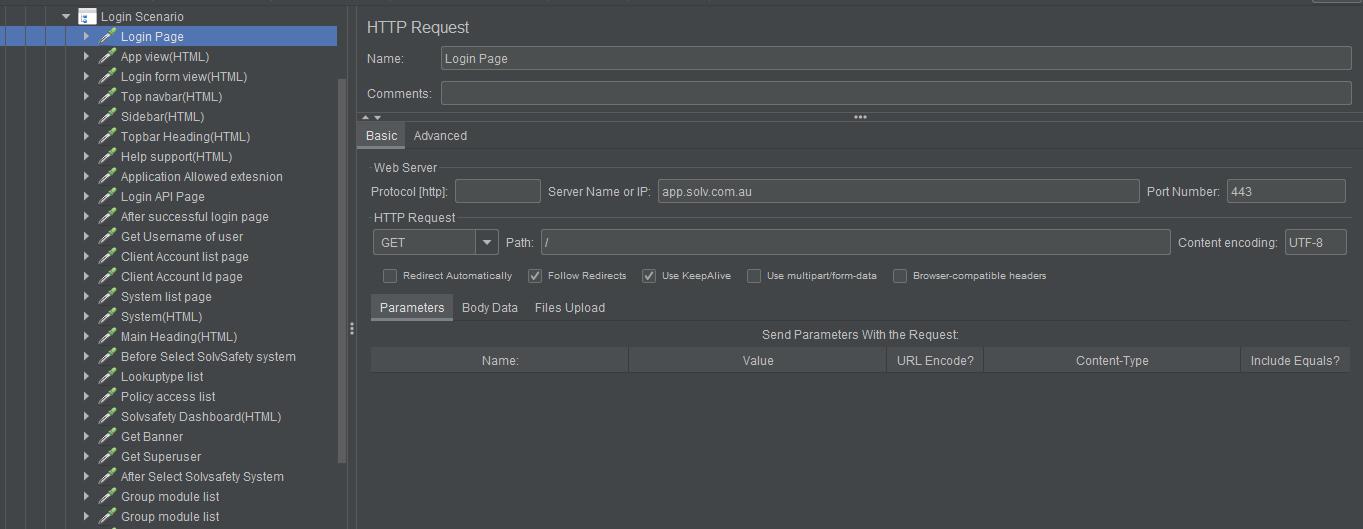 Add the HTTP Request Add the HTTP Request