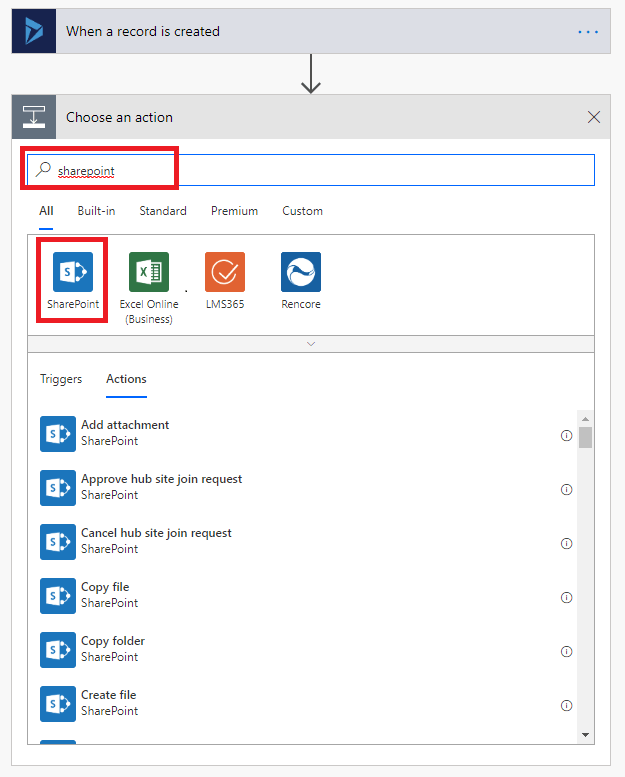 Search the SharePoint