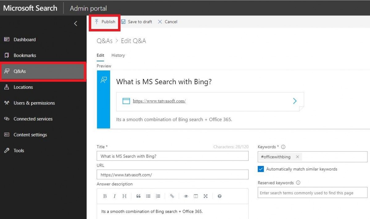 Microsoft Search in Bing – One Place to search for everything ...