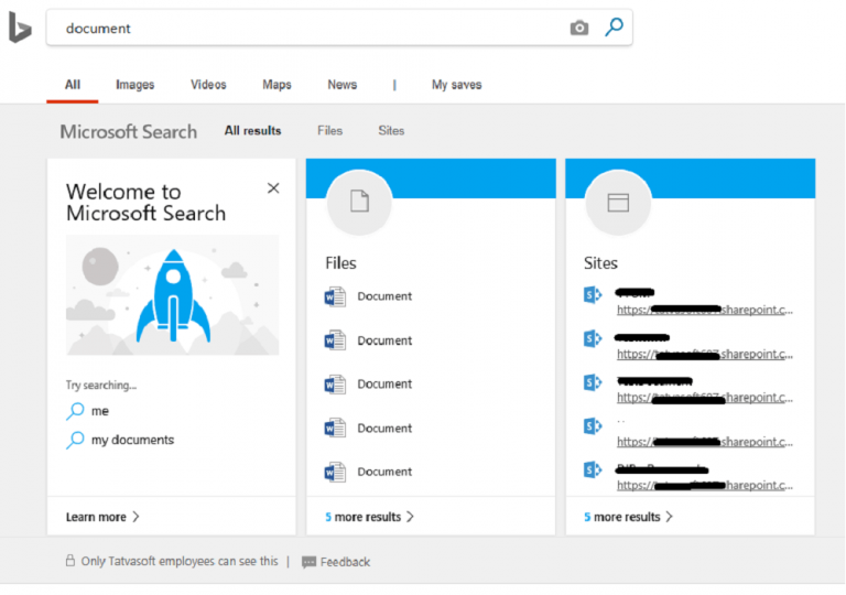 Microsoft Search in Bing – One Place to search for everything ...