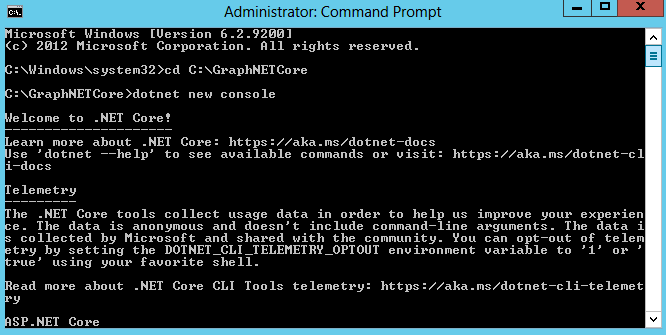 Navigate to the folder in the command prompt