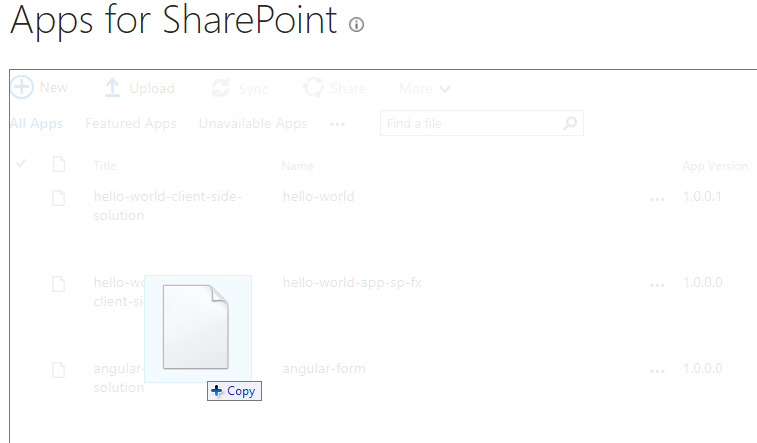 Apps for Sharepoint
