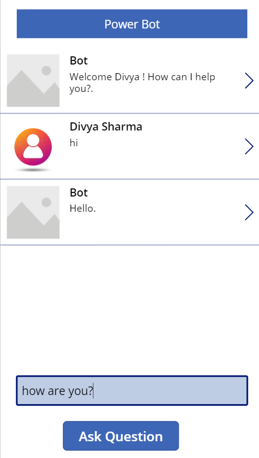 you can interact with bot