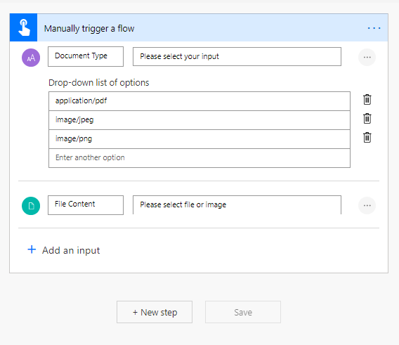 Manually Trigger a Flow