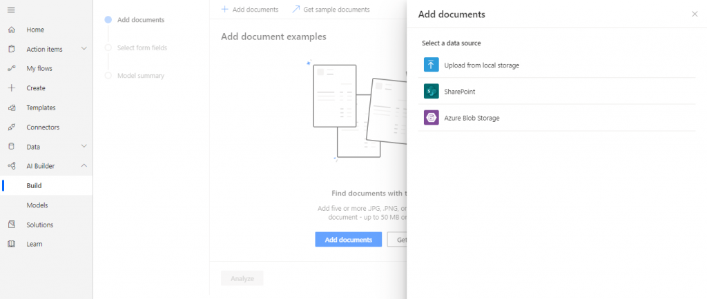 upload document from local strorage