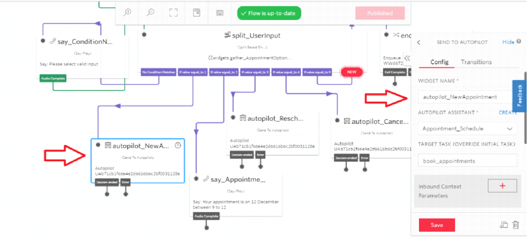 Set autopilot properties