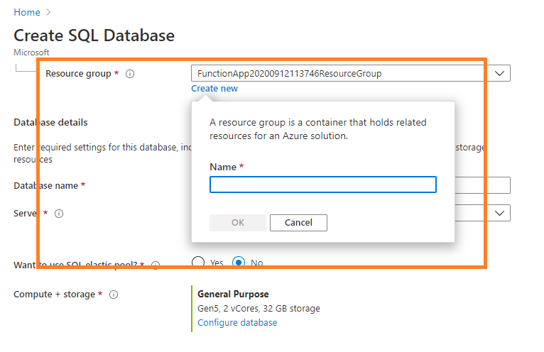 Create SQL Database 2