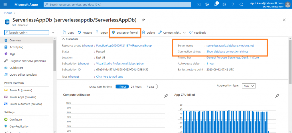 Serverless AppDB