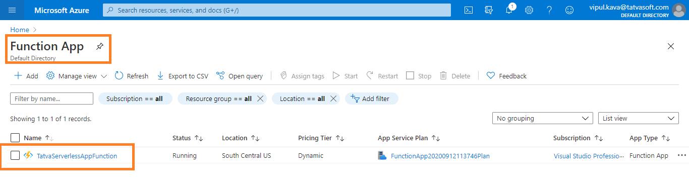 How to Build a Serverless Web App in Azure? - TatvaSoft Blog