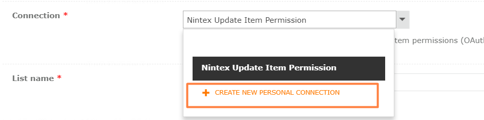 Nintex Update Item Permission