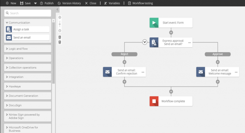 Nintex Workflow Automation How To Create A Workflow Using Nintex For 