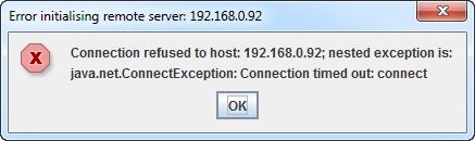 error initialising remote server error initialising remote server