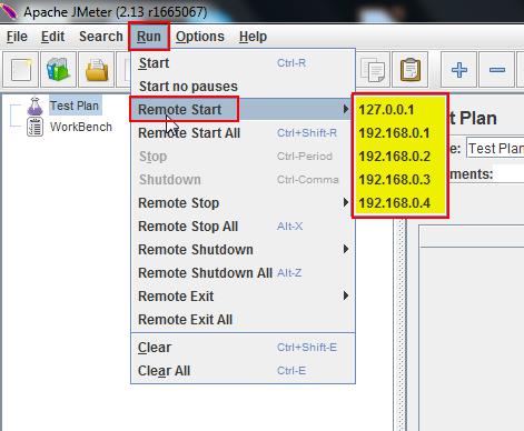 run individual remote slave run individual remote slave