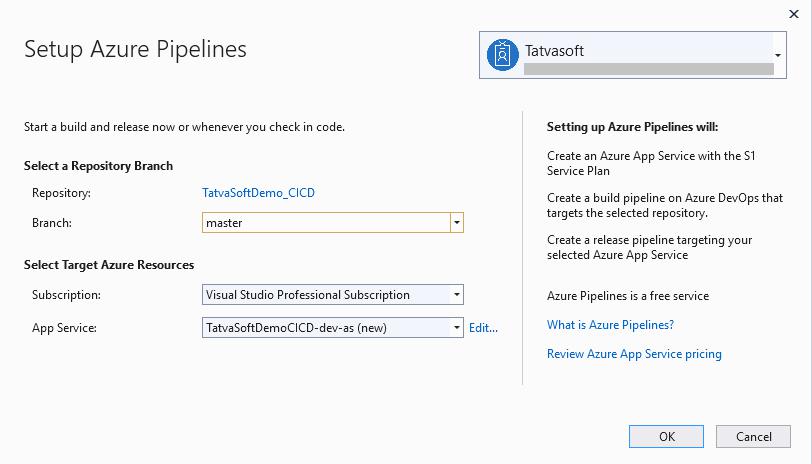 Setup Azure Pipeline Setup Azure Pipeline