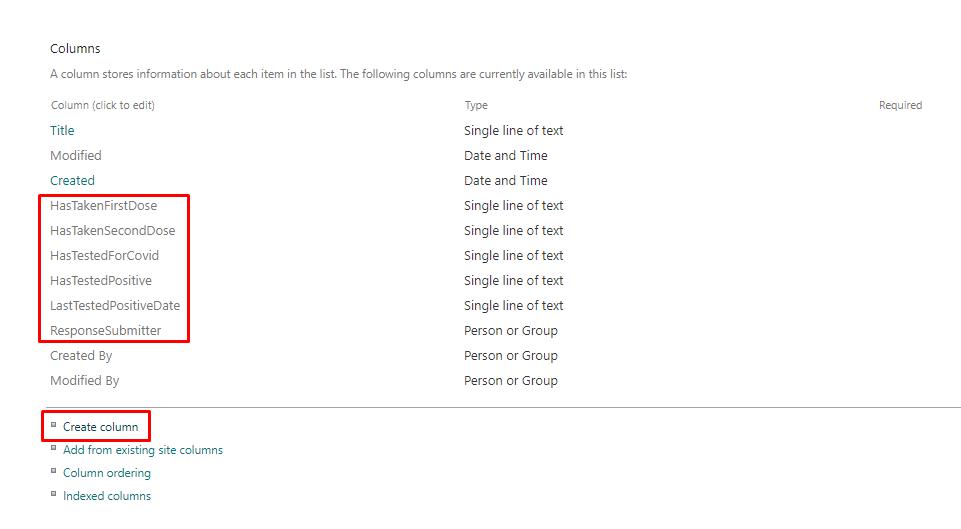 Create Column Create Column