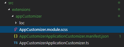 App Customizer Module