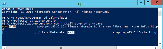 install npm package