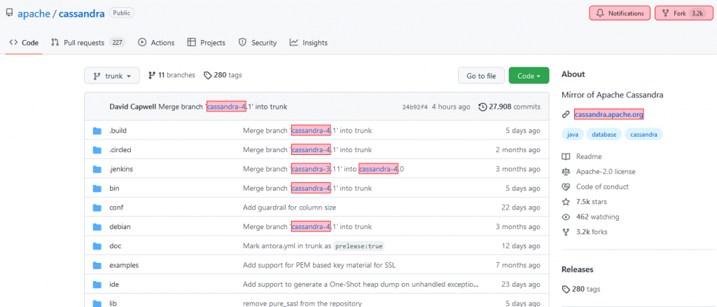 GitHub Cassandra GitHub Cassandra