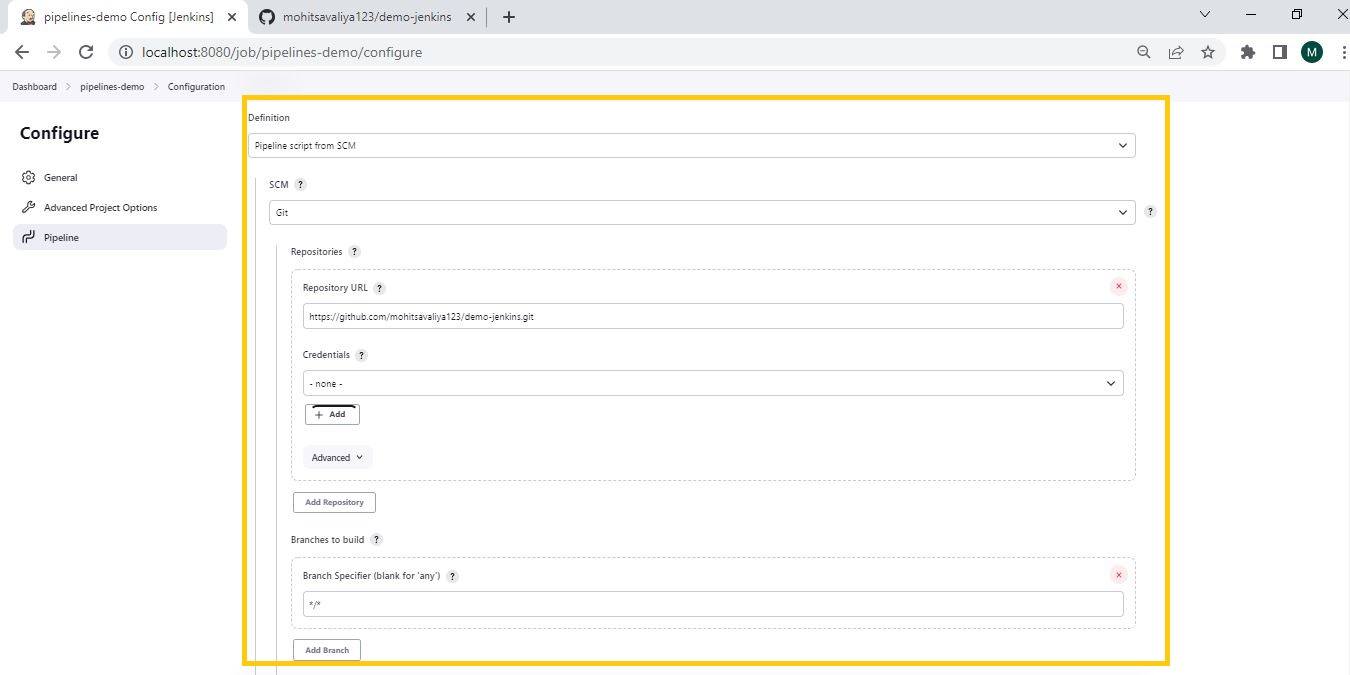 Pipeline Job with SCMScript