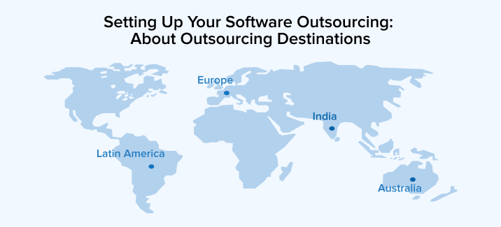 Setting Up Your Software Outsourcing: About Outsourcing Destinations