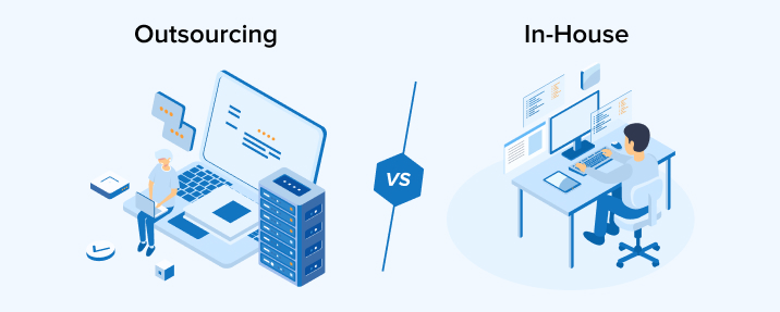 Difference between Software Development Outsourcing and In-House Development