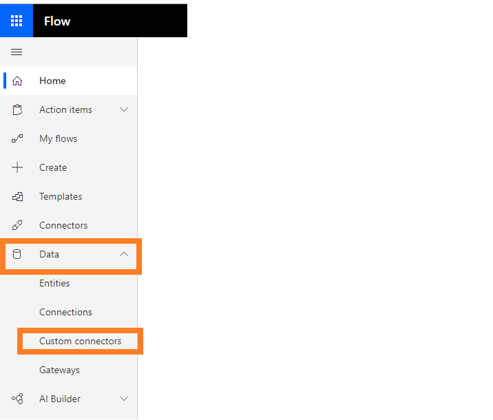 navigation menu