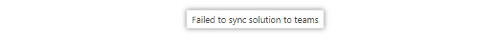 Failed to sync