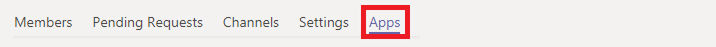 Navigate to Apps