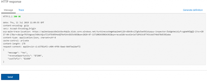 HTTP response