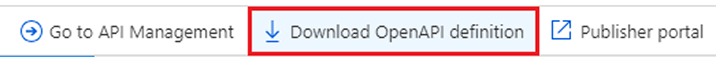 Download OpenAPI definition