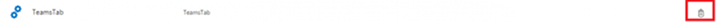 Click on delete icon