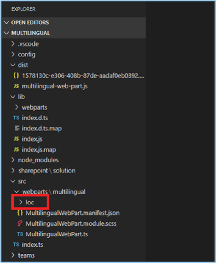 Locate the locfolder