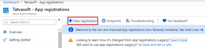 New registration 