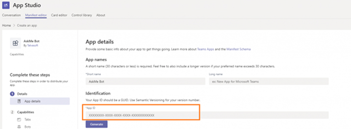 Set Microsoft App ID