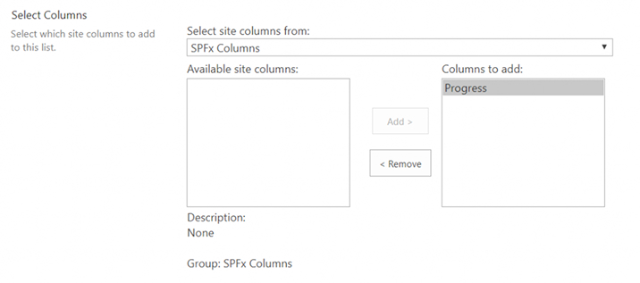 Select Columns