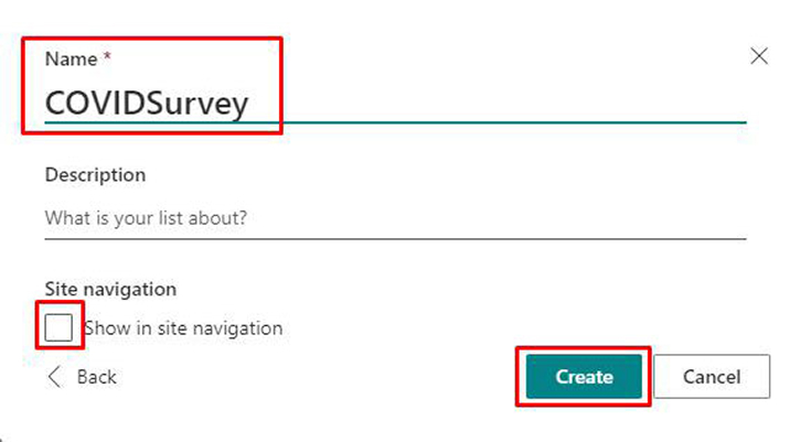 Name - COVID Survey