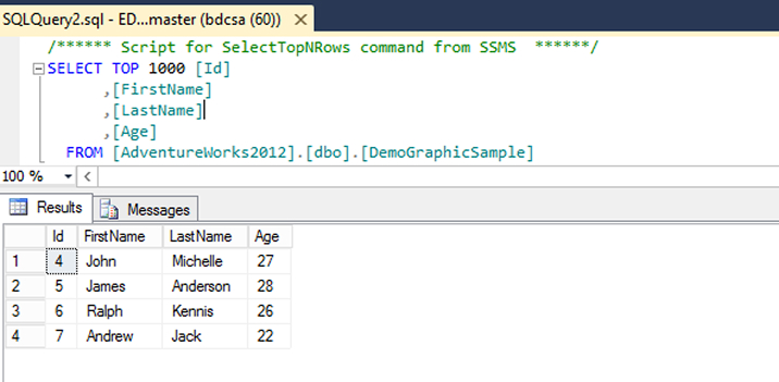 Deleted from the SQL Server