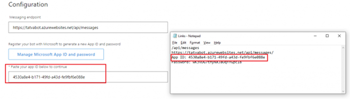 Paste your app ID below to continue