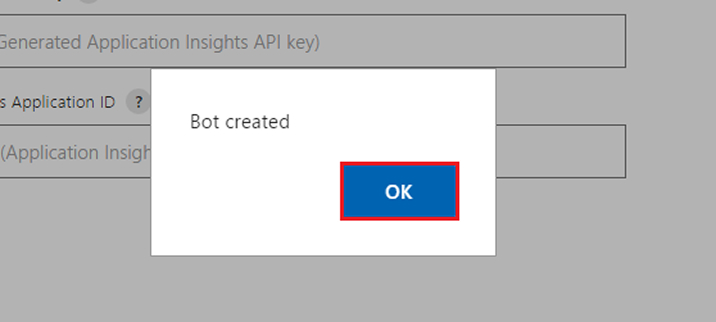 Bot created Bot created