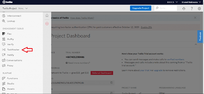 Go to Task Router