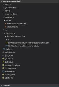 SPFx Extensions - ListView Command Set