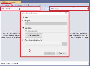 Comparing two SQL Server Database using SQL Server Data Tools