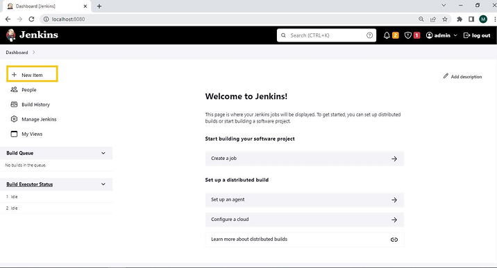 New Jenkins Job New Jenkins Job
