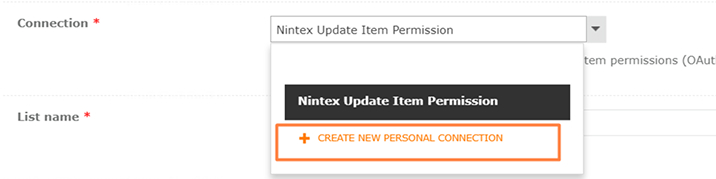Nintex Update Item Permission
