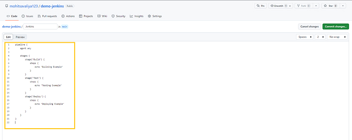 Jenkins Pipeline Code Jenkins Pipeline Code
