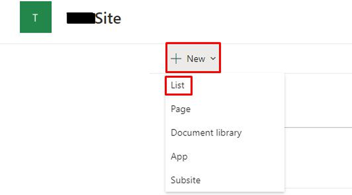 List