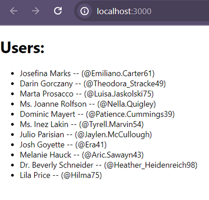 User List- Output User List- Output