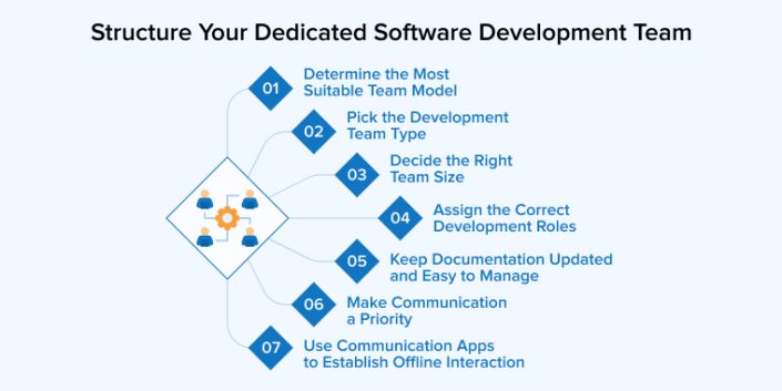 How to Structure a Dedicated Software Development Team