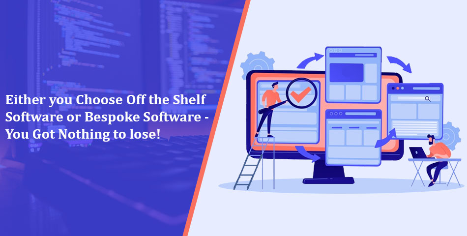 Either you Choose Off the Shelf Software or Bespoke Software - You Got Nothing to Lose!